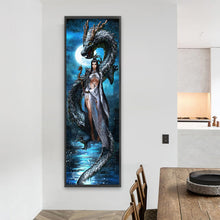 Load image into Gallery viewer, Diamond Painting - Full Square - Dragon And Goddess (35*110CM)
