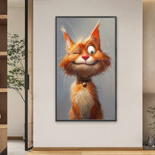 Load image into Gallery viewer, Diamond Painting - Full Square - Winking Cat (40*70CM)
