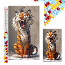 Load image into Gallery viewer, Diamond Painting - Full Square - Yawning Tiger (40*70CM)
