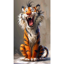 Load image into Gallery viewer, Diamond Painting - Full Square - Yawning Tiger (40*70CM)
