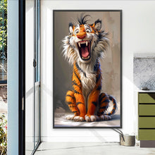 Load image into Gallery viewer, Diamond Painting - Full Square - Yawning Tiger (40*70CM)
