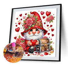 Load image into Gallery viewer, Diamond Painting - Partial Special Shaped - Red Rose Gnome (30*30CM)
