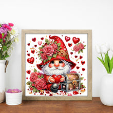 Load image into Gallery viewer, Diamond Painting - Partial Special Shaped - Red Rose Gnome (30*30CM)
