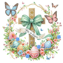 Load image into Gallery viewer, Diamond Painting - Partial Special Shaped - Easter Cross (30*30CM)
