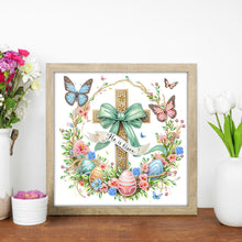 Load image into Gallery viewer, Diamond Painting - Partial Special Shaped - Easter Cross (30*30CM)
