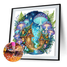 Load image into Gallery viewer, Diamond Painting - Partial Special Shaped - Mushroom House (30*30CM)
