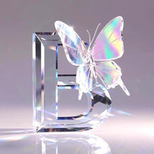 Load image into Gallery viewer, Diamond Painting - Full Round - Crystal Butterfly Letter B (30*30CM)
