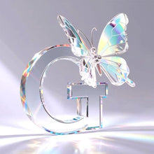 Load image into Gallery viewer, Diamond Painting - Full Round - Crystal Butterfly Letter G (30*30CM)
