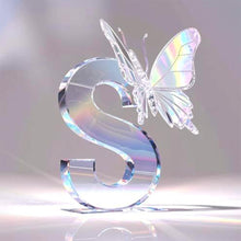 Load image into Gallery viewer, Diamond Painting - Full Round - Crystal Butterfly Letter S (30*30CM)
