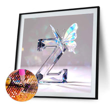 Load image into Gallery viewer, Diamond Painting - Full Round - Crystal Butterfly Letter Z (30*30CM)
