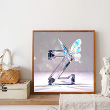 Load image into Gallery viewer, Diamond Painting - Full Round - Crystal Butterfly Letter Z (30*30CM)
