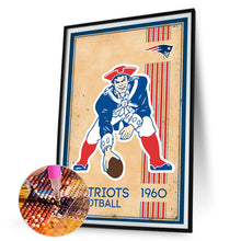Load image into Gallery viewer, Diamond Painting - Full Round - New England Patriots (30*45CM)
