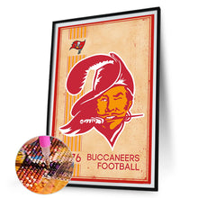 Load image into Gallery viewer, Diamond Painting - Full Round - Tampa Bay Buccaneers (30*45CM)
