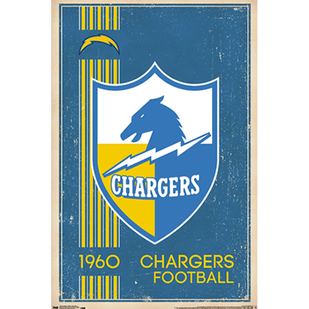 Diamond Painting - Full Round - Los Angeles Chargers (30*45CM)