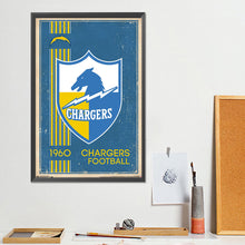 Load image into Gallery viewer, Diamond Painting - Full Round - Los Angeles Chargers (30*45CM)
