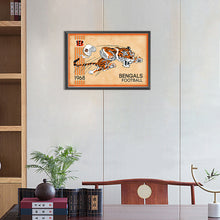 Load image into Gallery viewer, Diamond Painting - Full Round - Cincinnati Bengals (45*30CM)
