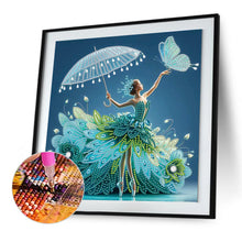 Load image into Gallery viewer, Diamond Painting - Partial Special Shaped - Beautiful Skirt Woman (30*30CM)
