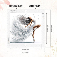 Load image into Gallery viewer, Diamond Painting - Partial Special Shaped - Beautiful Skirt Woman (30*30CM)
