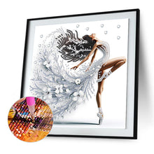 Load image into Gallery viewer, Diamond Painting - Partial Special Shaped - Beautiful Skirt Woman (30*30CM)
