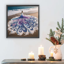Load image into Gallery viewer, Diamond Painting - Partial Special Shaped - Beautiful Skirt Woman (30*30CM)
