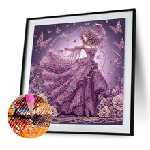 Load image into Gallery viewer, Diamond Painting - Partial Special Shaped - Beautiful Skirt Woman (30*30CM)
