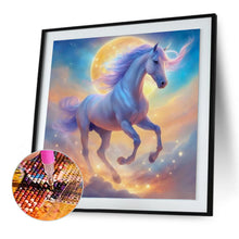 Load image into Gallery viewer, Diamond Painting - Full Round - White Horse (30*30CM)
