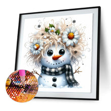 Load image into Gallery viewer, Diamond Painting - Full Round - Winter Snowman (30*30CM)
