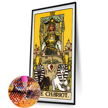 Load image into Gallery viewer, AB Diamond Painting - Full Round - Classic Waite Tarot Chariot (40*70CM)
