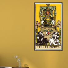 Load image into Gallery viewer, AB Diamond Painting - Full Round - Classic Waite Tarot Chariot (40*70CM)
