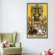 Load image into Gallery viewer, AB Diamond Painting - Full Round - Classic Waite Tarot Chariot (40*70CM)
