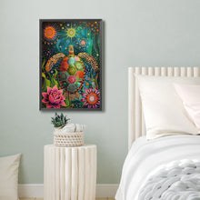 Load image into Gallery viewer, Diamond Painting - Full Round - Flower Turtle (40*60CM)
