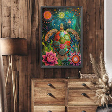Load image into Gallery viewer, Diamond Painting - Full Round - Flower Turtle (40*60CM)
