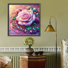 Load image into Gallery viewer, Diamond Painting - Full Round - Pink Rose (40*40CM)
