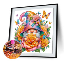 Load image into Gallery viewer, Diamond Painting - Partial Special Shaped - Gnome Flower (30*30CM)
