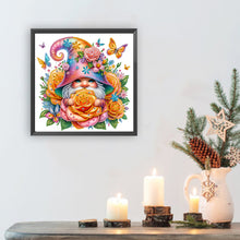 Load image into Gallery viewer, Diamond Painting - Partial Special Shaped - Gnome Flower (30*30CM)
