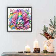 Load image into Gallery viewer, Diamond Painting - Partial Special Shaped - Gnome Rose (30*30CM)
