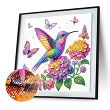 Load image into Gallery viewer, Diamond Painting - Partial Special Shaped - Flower And Bird (30*30CM)
