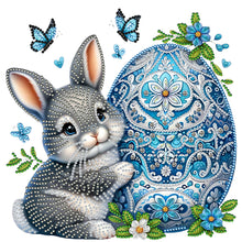 Load image into Gallery viewer, Diamond Painting - Partial Special Shaped - Bunny And Egg (30*30CM)
