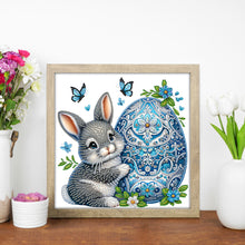 Load image into Gallery viewer, Diamond Painting - Partial Special Shaped - Bunny And Egg (30*30CM)
