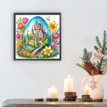 Load image into Gallery viewer, Diamond Painting - Partial Special Shaped - Easter Egg Castle (30*30CM)
