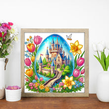 Load image into Gallery viewer, Diamond Painting - Partial Special Shaped - Easter Egg Castle (30*30CM)
