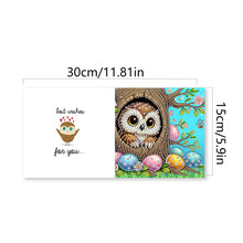 Load image into Gallery viewer, 6Pcs Easter Animals Diamond Painting Card Rhinestone Art Card for Party Favors
