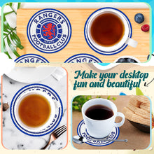 Load image into Gallery viewer, 6Pcs Wooden Football Club Diamond Painting Coasters DIY Coaster Diamond Dot Kits
