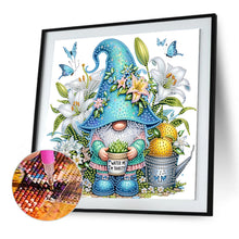 Load image into Gallery viewer, Diamond Painting - Partial Special Shaped - Lily And Gnome (30*30CM)
