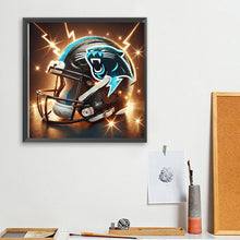 Load image into Gallery viewer, Diamond Painting - Full Square - Carolina Panthers (30*30CM)
