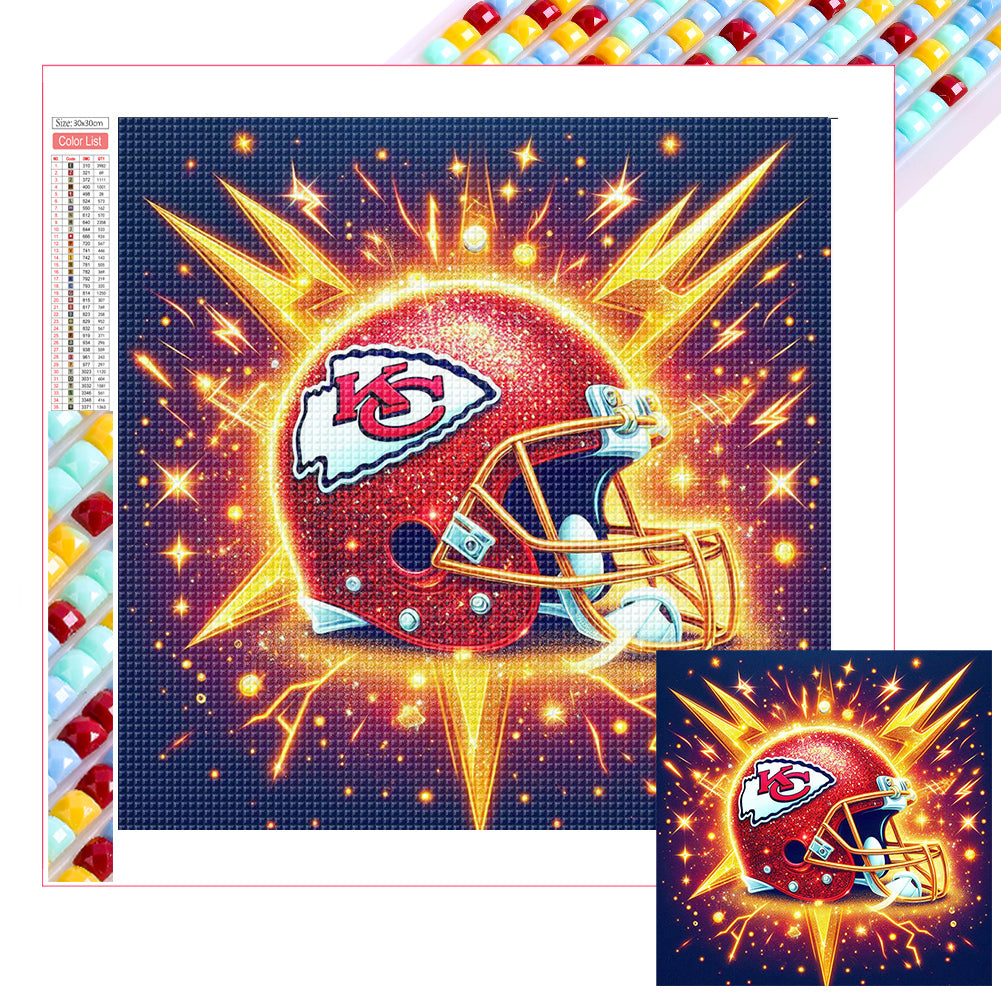 Diamond Painting - Full Square - Kansas City Chiefs (30*30CM)