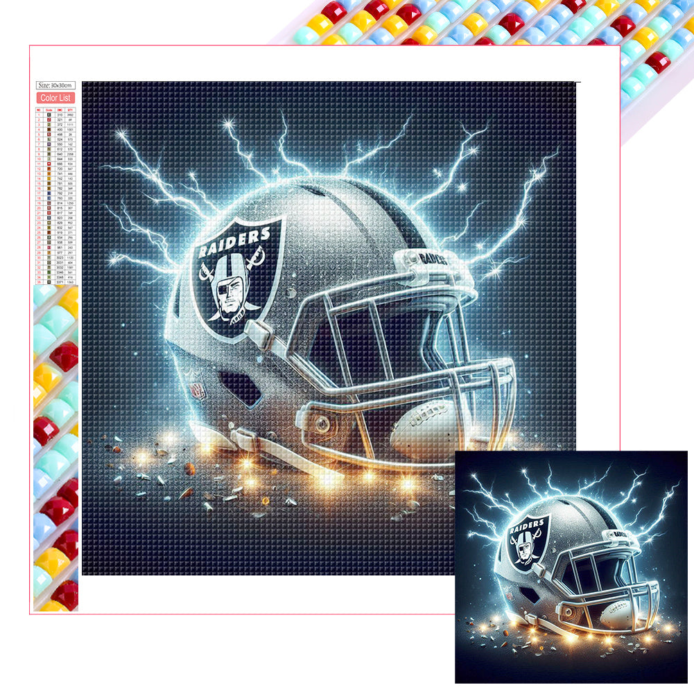 Diamond Painting - Full Square - Las Vegas Raiders (30*30CM)