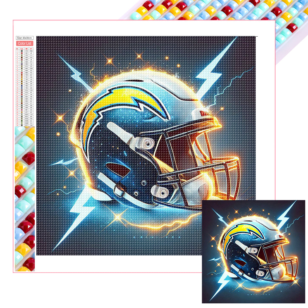 Diamond Painting - Full Square - Los Angeles Chargers (30*30CM)