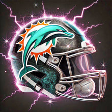 Load image into Gallery viewer, Diamond Painting - Full Square - Miami Dolphins (30*30CM)
