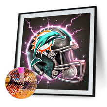 Load image into Gallery viewer, Diamond Painting - Full Square - Miami Dolphins (30*30CM)
